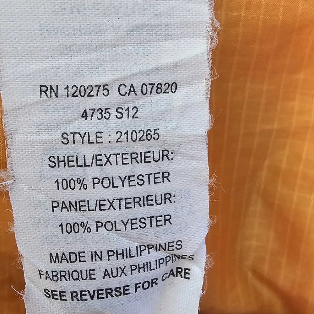 Brooks LSD Lightweight Orange and White Running Jacket